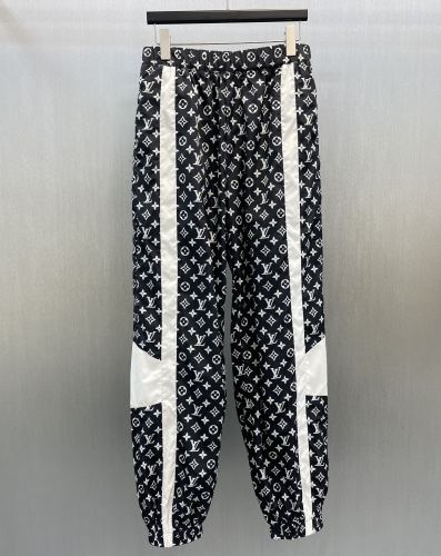 Louis Vuitton Luxury Brand Women Mens Jogging Pant Monogram Printed Technical Track Pants 1AFWQ9   