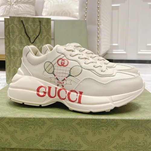 Gucci Mens Shoes Sneakers Luxury Brand Men's GG Rhyton sneaker with Original Box 703810 DRW00 9522