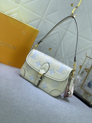 Louis Vuitton Womens Bags Shoulder Bag Luxury Brand Fashion Monogram Empreinte Leather M46584 with Original Box  