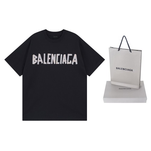 Balenciaga Luxury Brand Women Mens Short Sleeve T-Shirt   