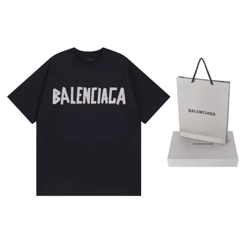 Balenciaga Luxury Brand Women Mens Short Sleeve T-Shirt   