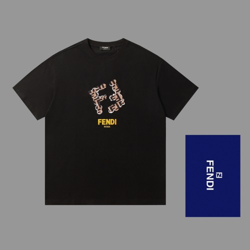 Fendi Luxury Brand Women Mens Short Sleeve T-Shirt   