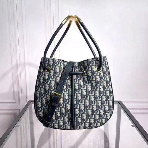 Dior Womens Bags Handbags Luxury Brand DIOR Medium Dior Nolita Bag Blue Dior Oblique Jacquard M2312UTZQ_M928 with Original Box  