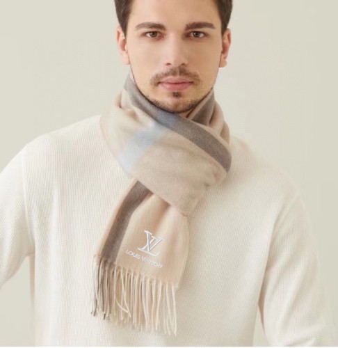 Louis Vuitton Scarves Men Womens Fashion Scarf with Original Box   