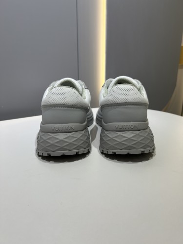 Louis Vuitton Womens Shoes Sneakers Lace-Up Luxury Brand Fashion LV Discovery Derby 1ACEN9 with Original Box  
