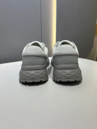 Louis Vuitton Womens Shoes Sneakers Lace-Up Luxury Brand Fashion LV Discovery Derby 1ACEN9 with Original Box  