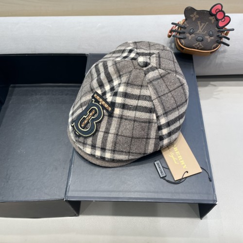 Burberry Womens Cap Beret Hat Luxury Brand with Original Box  