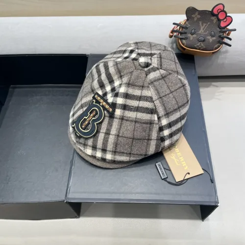 Burberry Womens Cap Beret Hat Luxury Brand with Original Box  