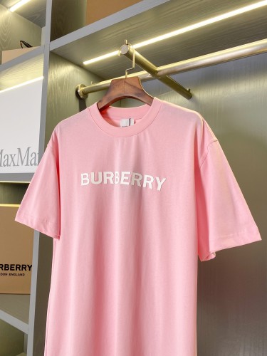 Burberry Luxury Brand Women Mens Short Sleeve T-Shirt Logo Cotton T-shirt   
