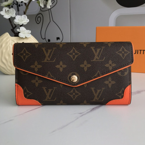 Louis Vuitton Mens Womens Wallets Purse Luxury Brand Designer Estrela Zippy Wallet M61184 with Original Box