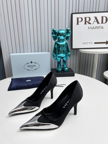 Prada Womens Shoes Sandals Casual Luxury Brand Pumps 8cm Heel with Original Box Whatsapp 
