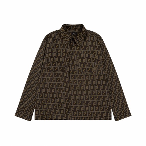Fendi Men Womens Shirt Coat Luxury Brand Mens Jacket Top Quality   