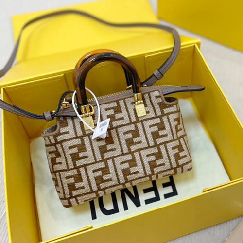 Fendi Womens Bags Shoulder Waist Bag Luxury Brand Fendi Mini By The Way Bag with Original Box