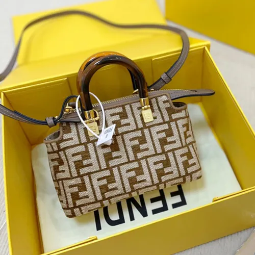 Fendi Womens Bags Shoulder Waist Bag Luxury Brand Fendi Mini By The Way Bag with Original Box