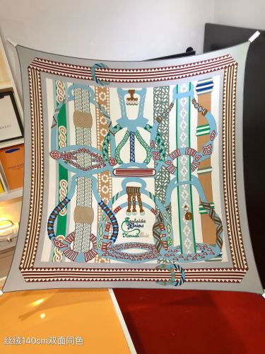 Hermes Scarves Womens Fashion Scarf Shawl 027