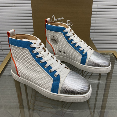 Christian Louboutin Mens Shoes Sneakers Luxury Brand Red Bottom Design Sports Footwears with Original Box
