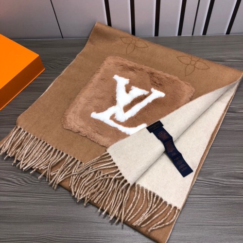Louis Vuitton Scarves Men Womens Fashion Scarf with Original Box   