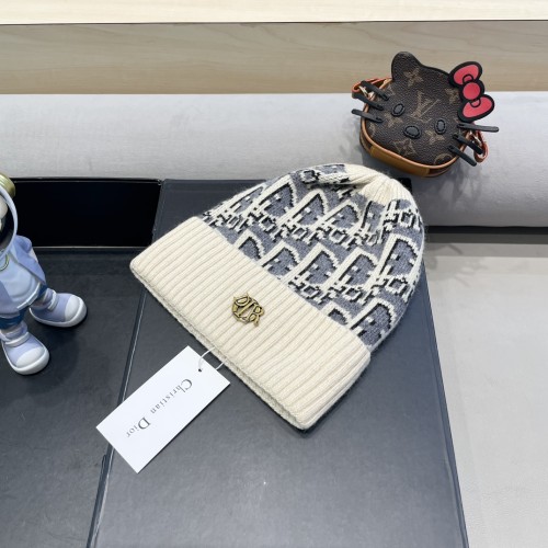 Dior Men Womens Knit Hat Luxury Brand Design Dior Cap with Original Box  