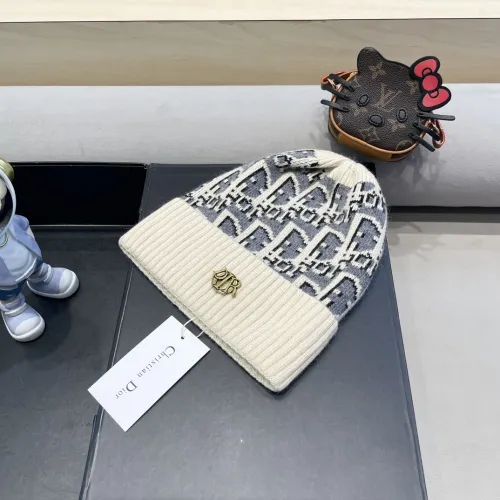 Dior Men Womens Knit Hat Luxury Brand Design Dior Cap with Original Box  