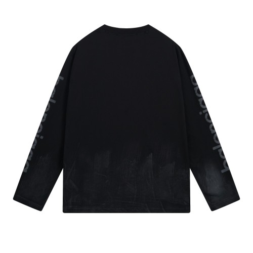 Balenciaga Luxury Brand Women Mens Long Sleeve T-Shirt   