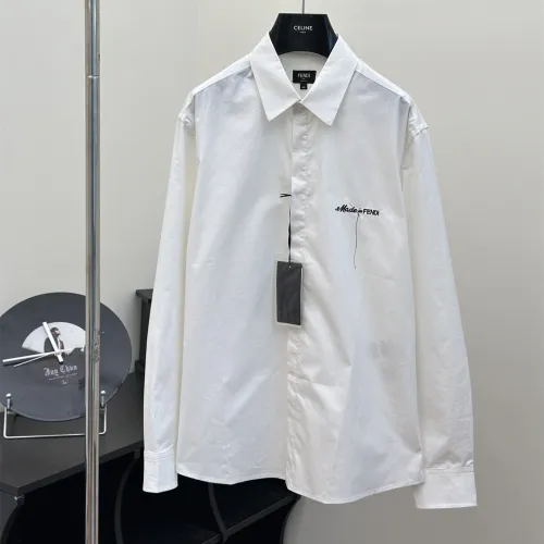 Fendi Luxury Brand Women Mens Long Sleeve Shirt