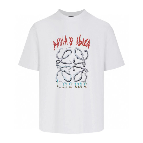 Loewe Luxury Brand Men Womens Short Sleeve T-Shirt   