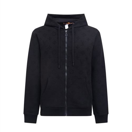 Louis Vuitton Men Womens Coat Jacket Luxury Brand Mens Zip HoodieTop Quality   