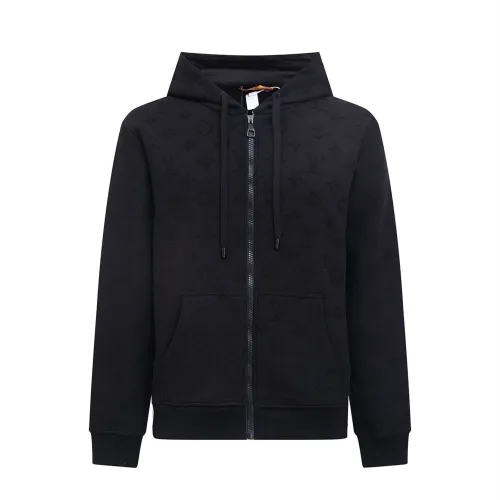 Louis Vuitton Men Womens Coat Jacket Luxury Brand Mens Zip HoodieTop Quality   