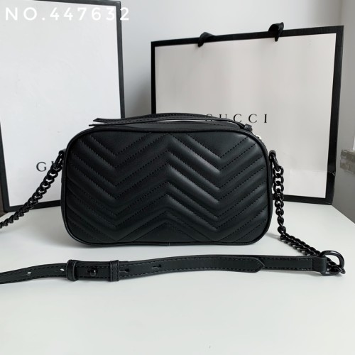 Gucci Womens Bags GG Marmont small matelassé shoulder bag Luxury Brand with Original Box 447632 UM8BN 1711  