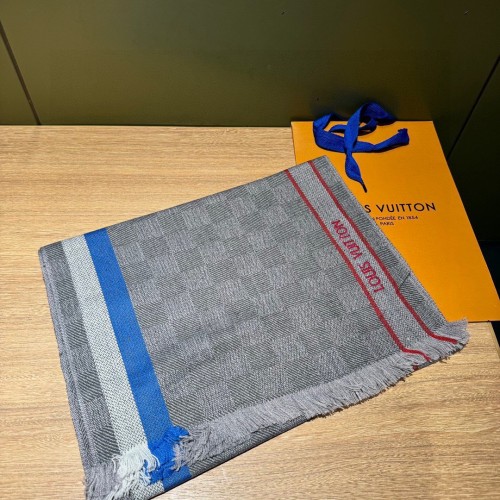 Louis Vuitton Scarves Men Womens Fashion Scarf with Original Box   