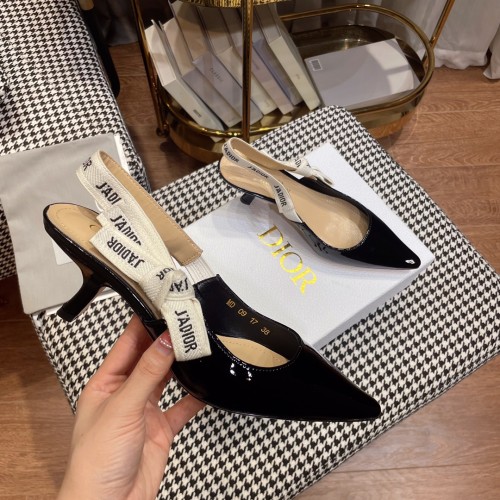 Dior Women Shoes Pumps Luxury Design Fashion Type 6.5cm High Heel Shoes for Wedding Style J'ADIOR SLINGBACK PUMP with Original Box Whatsapp 