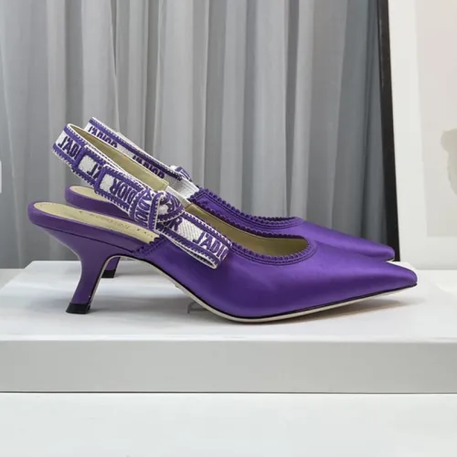 Dior Women Shoes Pumps Luxury Design Fashion Type 6.5cm High Heel Shoes for Wedding Style J'ADIOR SLINGBACK PUMP with Original Box Whatsapp 