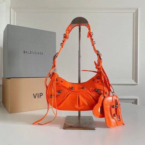 Balenciaga Le Cagole Womens Bags Luxury Brand WOMEN'S LE CAGOLE XS SHOULDER BAG IN GREEN