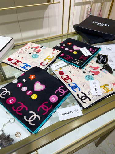 Chanel Scarves Womens Fashion Scarf 075