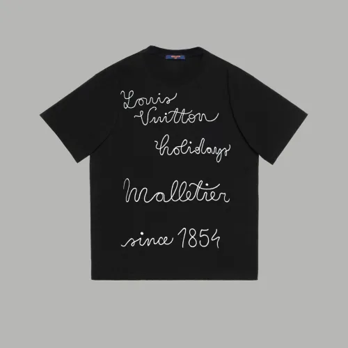 Louis Vuitton Luxury Brand Men Womens Short Sleeve T-Shirt   