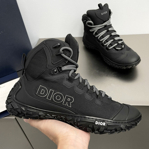 Dior Mens Shoes Sneakers Luxury Brand B28 SNEAKER DIORIZON DERBY SHOE Dior Oblique Jacquard and Rubber with Original Box 3SN277ZJW_H969