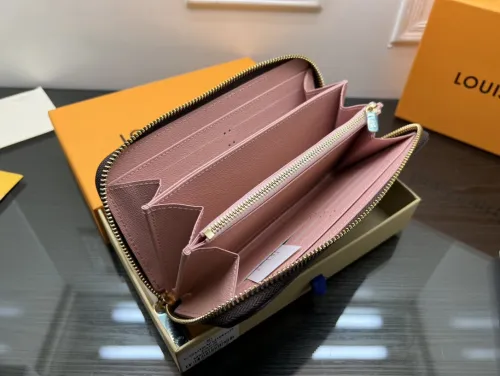 Louis Vuitton Mens Womens Wallets Purse Luxury Brand Designer Zippy Vivian WALLET M80857 with Original Box