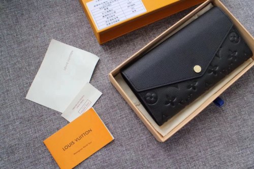 Louis Vuitton Mens Womens Wallets Purse Luxury Brand Designer SARAH WALLET M61182 with Original Box