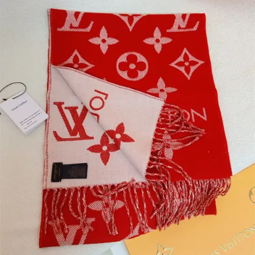 Louis Vuitton Scarves Men Womens Fashion Scarf with Original Box   