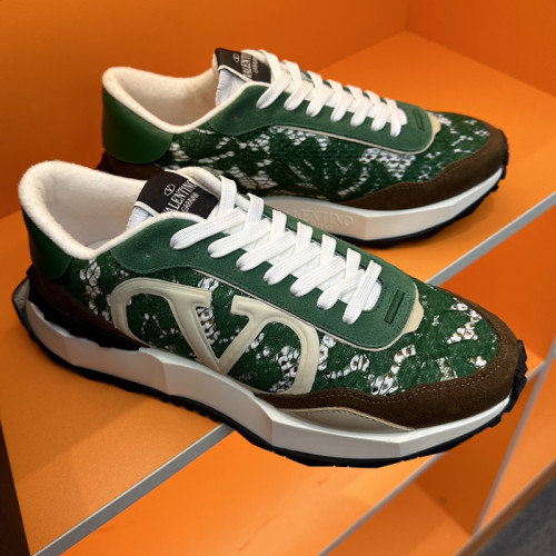 Valentino Garavani Mid-Top Calfskin VL7N Sneaker With Bands Mens Shoes Sneakers Luxury Brand with Original Box  