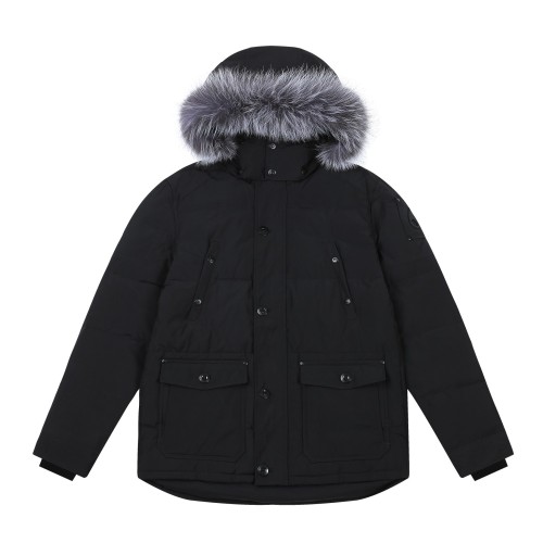 Moose Knuckles Design Mens Womens Winter Windprood Down Jackets Keep Warm 90% White Duck Down Thick