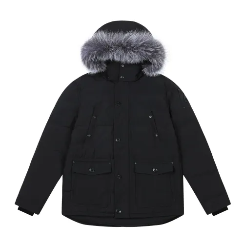 Moose Knuckles Design Mens Womens Winter Windprood Down Jackets Keep Warm 90% White Duck Down Thick