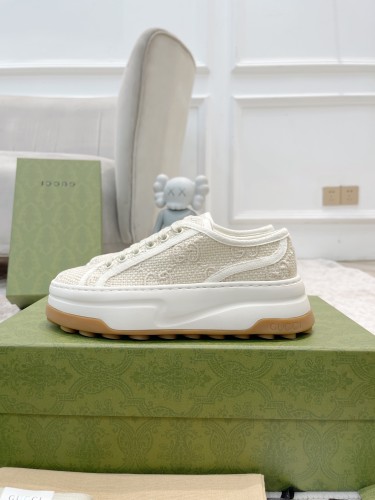 Gucci Womens Shoes Sneakers Luxury Brand Women's GG sneaker in Original GG with Original Box  