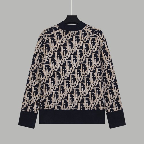 Dior Men Womens Sweater Knitwear Luxury Brand Mens Knit Cardigan Top Quality   