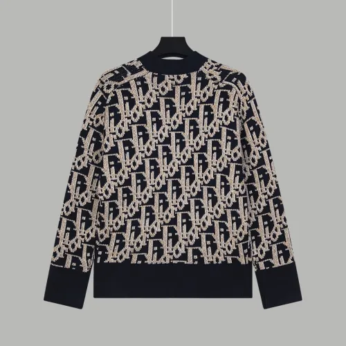 Dior Men Womens Sweater Knitwear Luxury Brand Mens Knit Cardigan Top Quality   