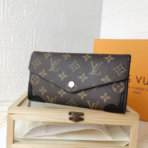 Louis Vuitton Mens Womens Wallets Purse Luxury Brand Designer Estrela Zippy Wallet M61184 with Original Box