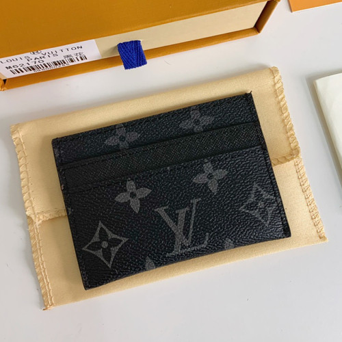 Louis Vuitton Womens Mens Bags Card Holder Luxury Brand M62170 Double Card Holder with Original Box  