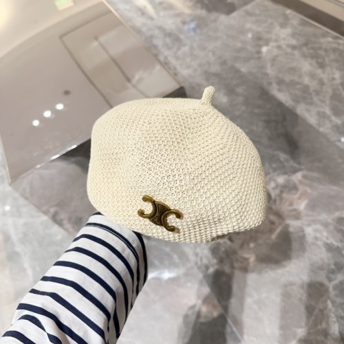 Celine Womens Hats Luxury Brand Design Celine Beret Hat with Original Box  