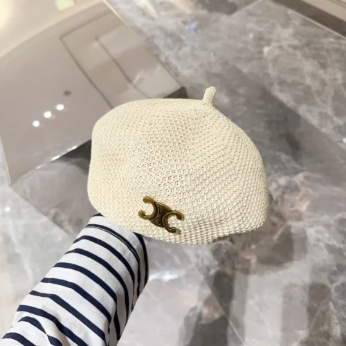 Celine Womens Hats Luxury Brand Design Celine Beret Hat with Original Box  