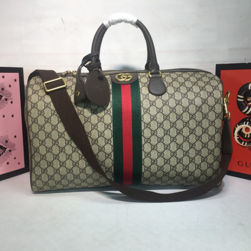 Gucci Womens Mens Bags Travel Handbags Luxury Brand GG 547953 9C2ST 8746 Supreme Ophidia Medium Carry-on Duffle